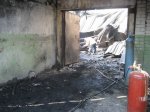 Причиной пожара в битумном цехе могло стать короткое замыкание