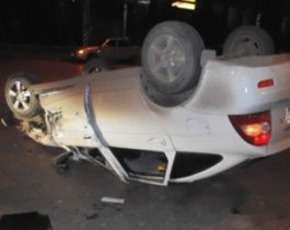 Под Миассом опрокинулась "Приора", пассажир погиб