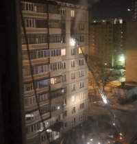 На северо-западе Челябинска при пожаре в многоэтажке погибла пенсионерка