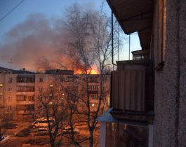 Из-за пожара в челябинской колонии №8 эвакуировали всех осужденных(ФОТО)