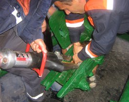 Спасатели Златоуста пришли на помощь девочке, застрявшей во дворе