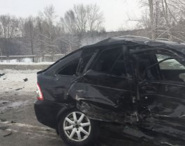 Крупное ДТП произошло на Шершневском мосту (Фото)