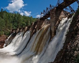 ГЭС в Порогах остановлена