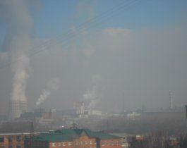 Над Копейском стоит шапка смога в 500 метров