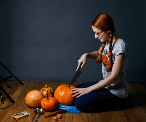 Как вырезать тыкву на Хэллоуин