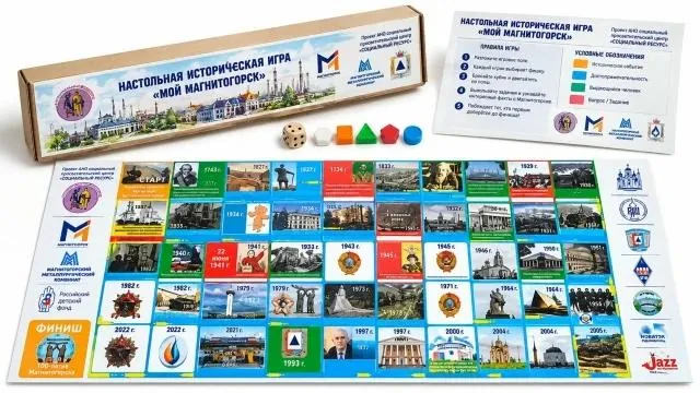 Настольная игра о Магнитогорске вышла в финал всероссийского конкурса